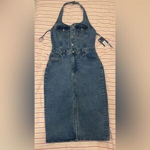 Universal Thread Women's Denim Blue Dress